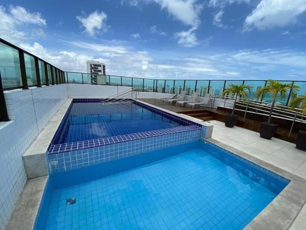 Sm 504 - Excelente Flat Funcional Padrao Beach Class Recife Exterior foto