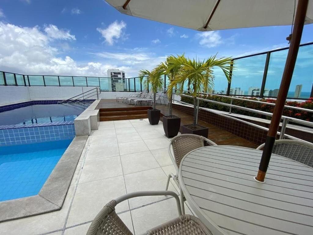 Sm 504 - Excelente Flat Funcional Padrao Beach Class Recife Exterior foto